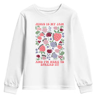 Jesus Is My Jam And I Am Here To Spread It Youth Sweatshirt Christian Faith - Wonder Print Shop