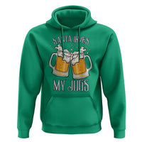 Funny Christmas Beers Couple Hoodie Santa Loves My Jugs Beers Drinker
