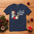 Funny Christmas Wine T Shirt Full Of Holiday Spirit Santa - Wonder Print Shop