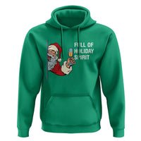 Funny Christmas Wine Hoodie Full Of Holiday Spirit Santa