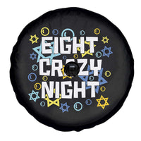 Funny Hanukkah Eight Crazy Night Spare Tire Cover Jewish Hebrew Chanukah David Stars - Wonder Print Shop