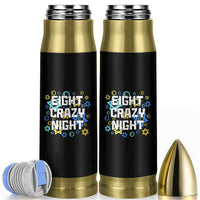 Funny Hanukkah Eight Crazy Night Bullet Tumbler Jewish Hebrew Chanukah David Stars - Wonder Print Shop