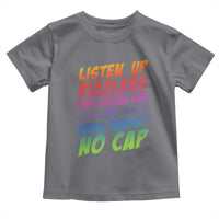 Funny Listen Up Rizzlers This Sigma Has 67 Aura Energy No Cap Toddler T Shirt - Wonder Print Shop