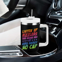 Funny Listen Up Rizzlers This Sigma Has 67 Aura Energy No Cap Tumbler With Handle - Wonder Print Shop