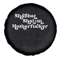 Funny Shabbat Shalom Motherfucker Spare Tire Cover Jewish Kosher - Wonder Print Shop