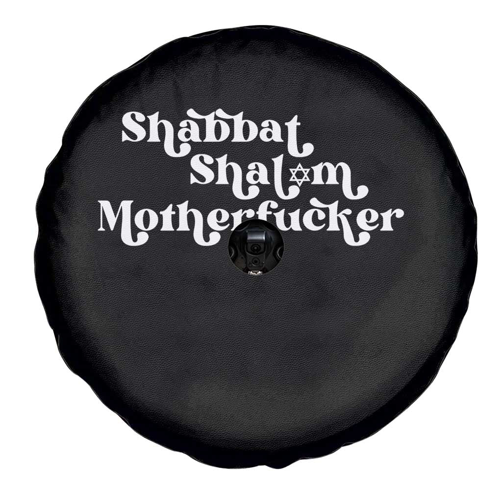 Funny Shabbat Shalom Motherfucker Spare Tire Cover Jewish Kosher - Wonder Print Shop