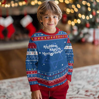 Funny Shabbat Shalom Motherfucker Hanukkah Ugly Sweater Jewish Kosher - Wonder Print Shop