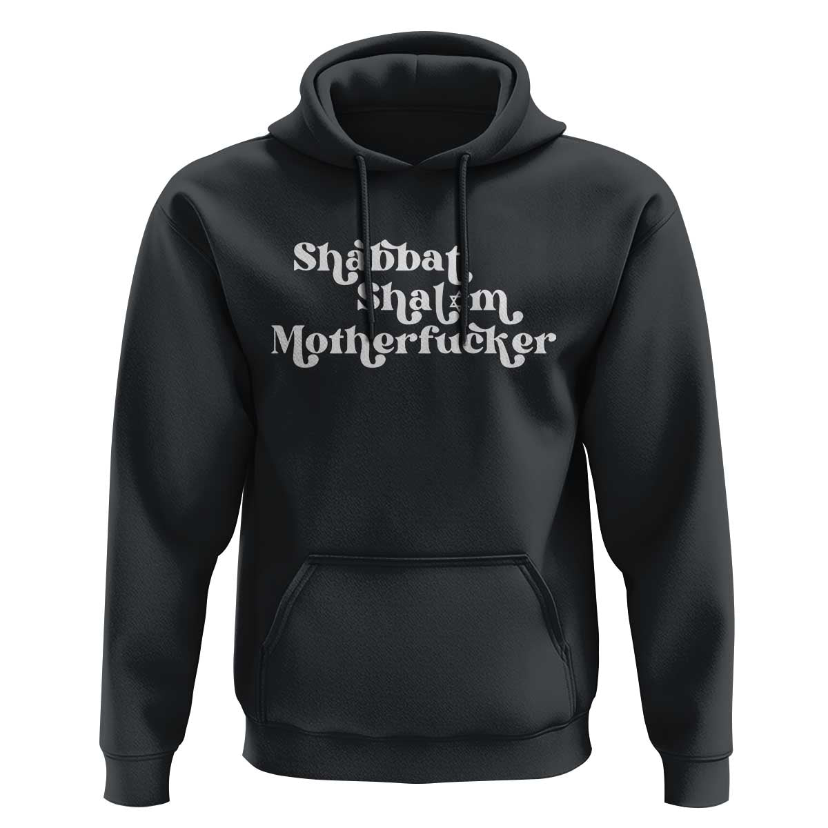 Funny Shabbat Shalom Motherfucker Hoodie Jewish Kosher - Wonder Print Shop