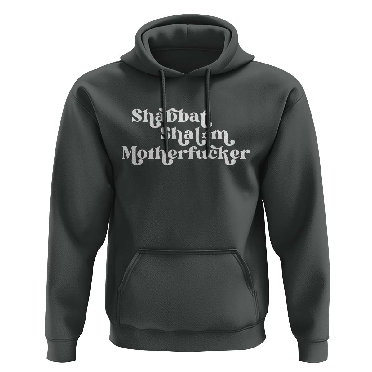 Funny Shabbat Shalom Motherfucker Hoodie Jewish Kosher - Wonder Print Shop