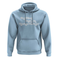 Funny Shabbat Shalom Motherfucker Hoodie Jewish Kosher - Wonder Print Shop