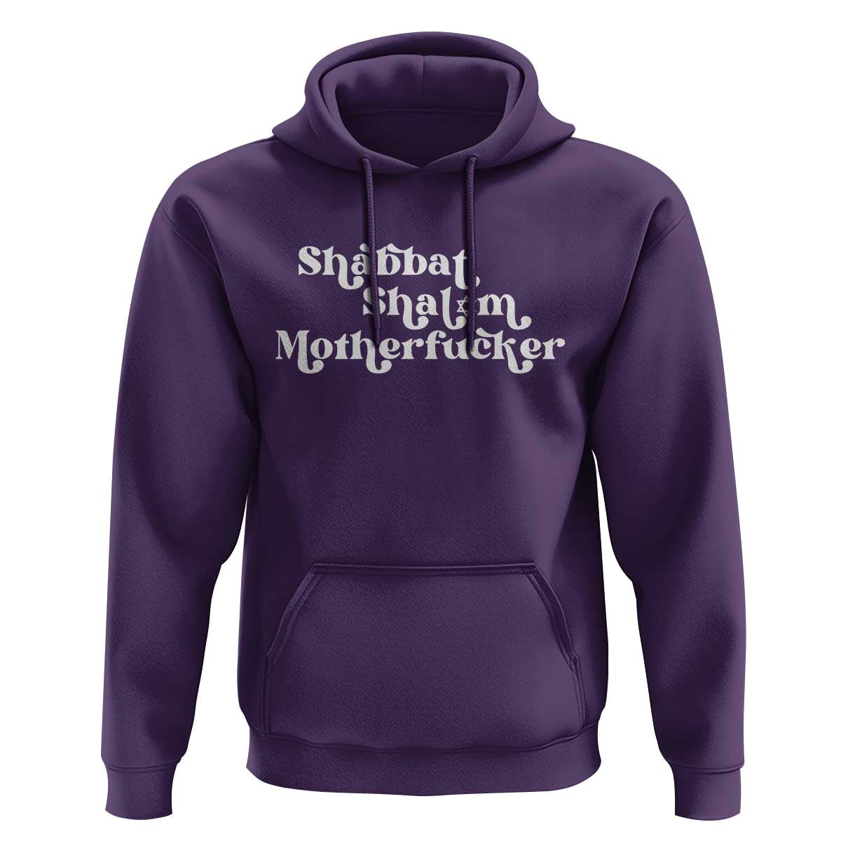 Funny Shabbat Shalom Motherfucker Hoodie Jewish Kosher - Wonder Print Shop