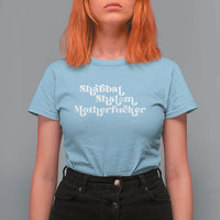 Funny Shabbat Shalom Motherfucker T Shirt For Women Jewish Kosher - Wonder Print Shop