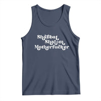 Funny Shabbat Shalom Motherfucker Tank Top Jewish Kosher - Wonder Print Shop