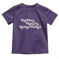 Funny Shabbat Shalom Motherfucker Toddler T Shirt Jewish Kosher - Wonder Print Shop