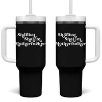 Funny Shabbat Shalom Motherfucker Tumbler With Handle Jewish Kosher - Wonder Print Shop