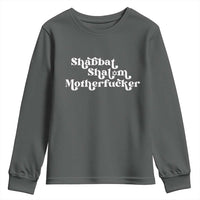 Funny Shabbat Shalom Motherfucker Youth Sweatshirt Jewish Kosher - Wonder Print Shop