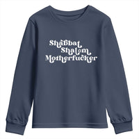 Funny Shabbat Shalom Motherfucker Youth Sweatshirt Jewish Kosher - Wonder Print Shop