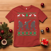 Funny Santa Bigfoot Squad Christmas T Shirt - Wonder Print Shop