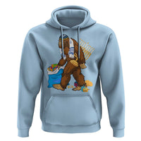 Funny Hanukkah Bigfoot Menorah David Stars Hoodie