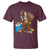 Funny Hanukkah Bigfoot Menorah David Stars T Shirt - Wonder Print Shop