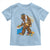 Funny Hanukkah Bigfoot Menorah David Stars Toddler T Shirt