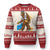 Funny Hanukkah Bigfoot Menorah David Stars Ugly Christmas Sweater - Wonder Print Shop