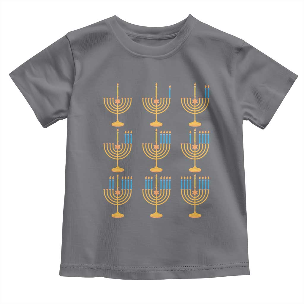 Funny Hanukkah Menorah Chanukah Jewish Holiday Toddler T Shirt