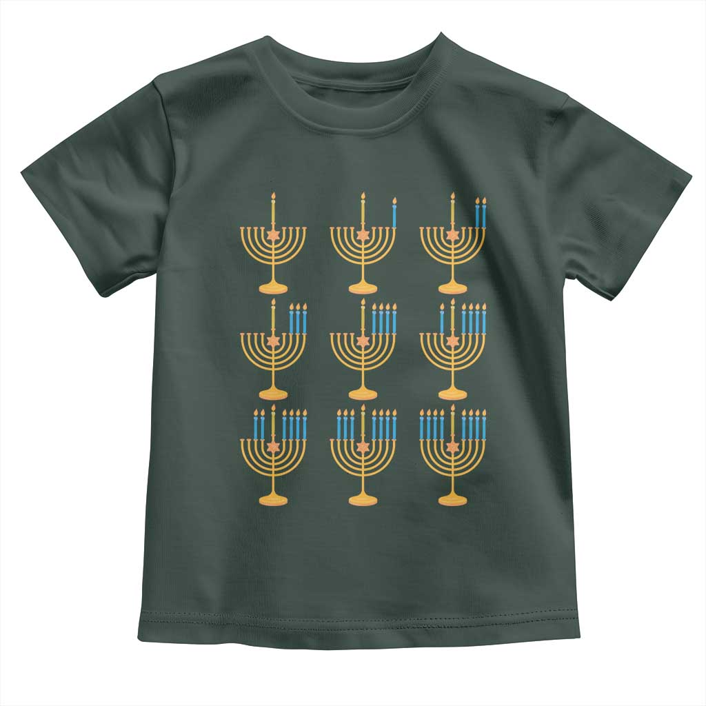 Funny Hanukkah Menorah Chanukah Jewish Holiday Toddler T Shirt
