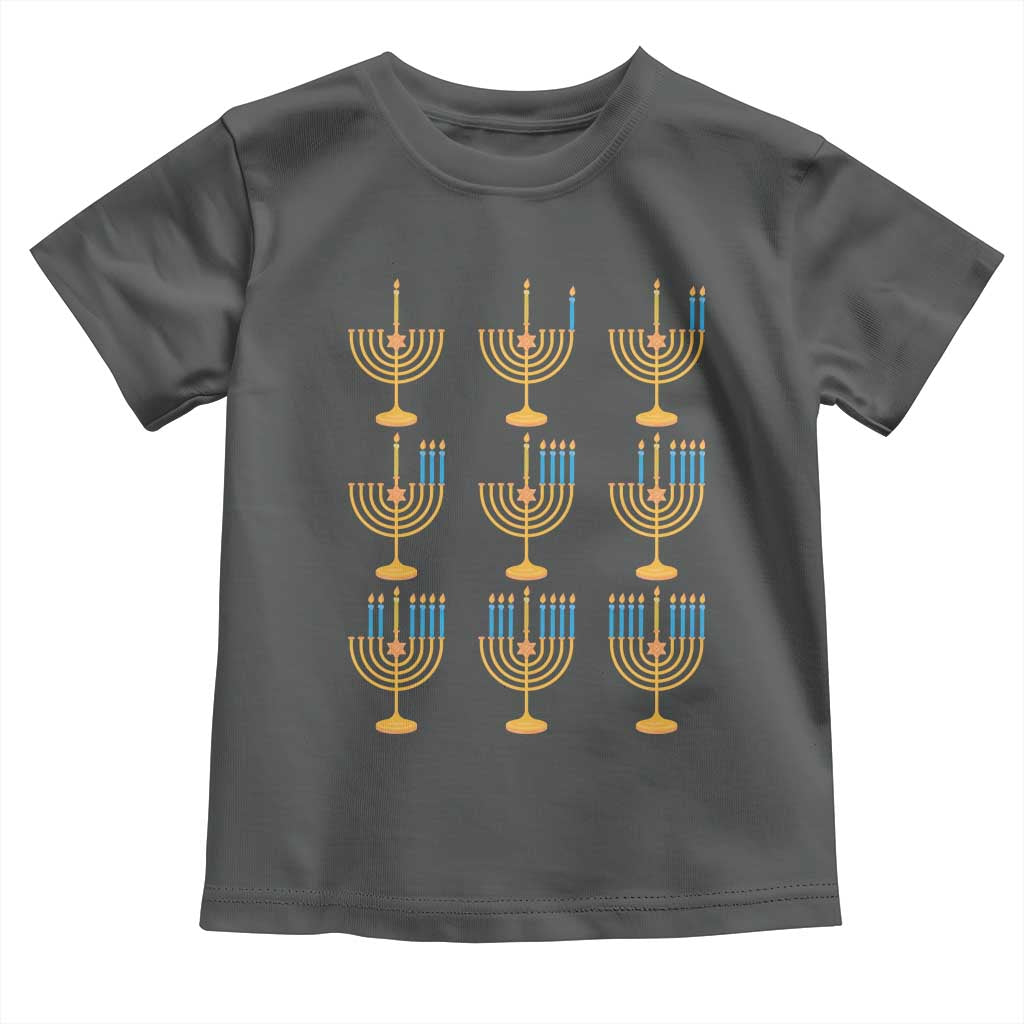 Funny Hanukkah Menorah Chanukah Jewish Holiday Toddler T Shirt