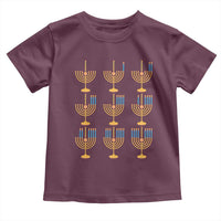 Funny Hanukkah Menorah Chanukah Jewish Holiday Toddler T Shirt
