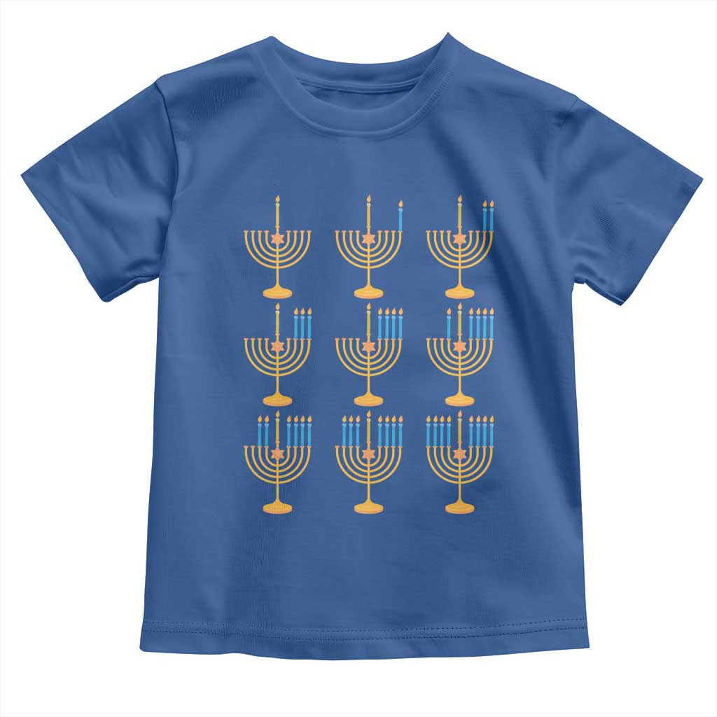 Funny Hanukkah Menorah Chanukah Jewish Holiday Toddler T Shirt