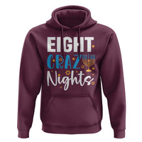 Funny Hanukkah Eight Crazy Nights Hoodie Menorah David Stars