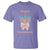 Happy Hanukkah Coquette T Shirt Cute Menorah Pink Bow - Wonder Print Shop