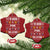 Funny Hanukkah Christmas Ornament I'm Here For The Latkes Menorah - Wonder Print Shop
