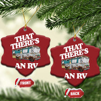Funny Xmas Movie Christmas Ornament That There's An RV Led Lights Camping Motorhome - Wonder Print Shop