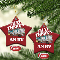 Funny Xmas Movie Christmas Ornament That There's An RV Led Lights Camping Motorhome - Wonder Print Shop