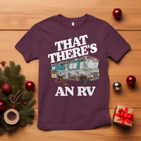 Funny Christmas Movie T Shirt That There's An RV Led Lights Camping Motorhome - Wonder Print Shop
