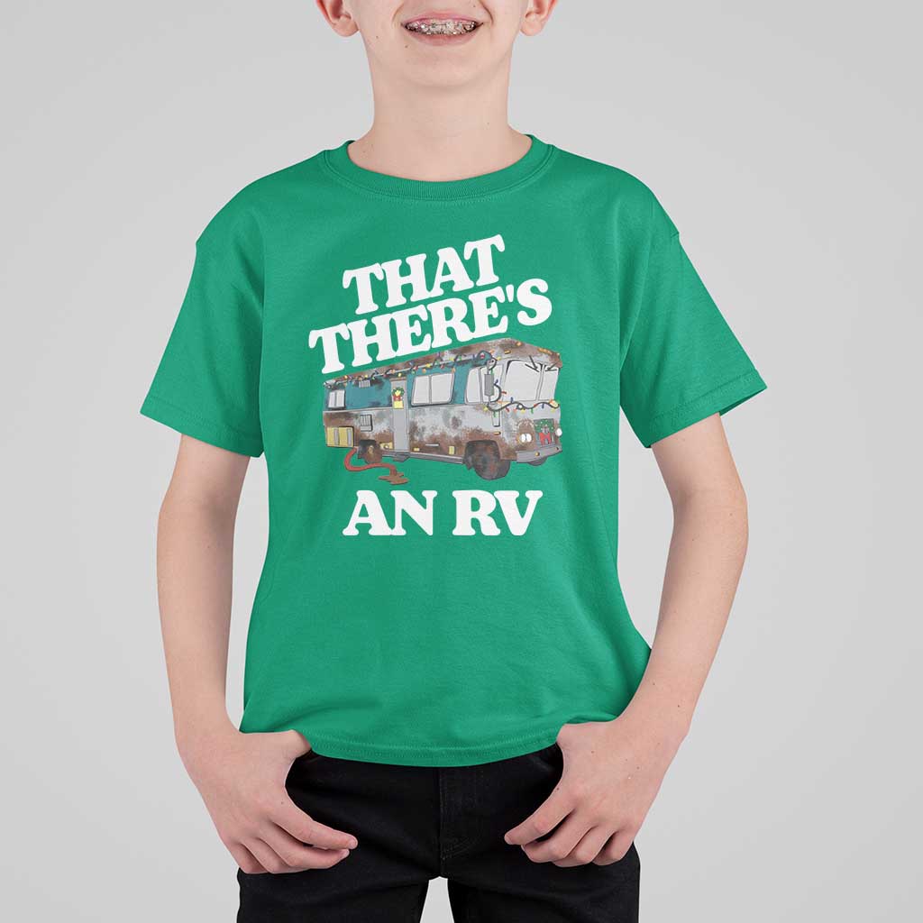 Funny Christmas Movie T Shirt For Kid That There's An RV Led Lights Camping Motorhome - Wonder Print Shop