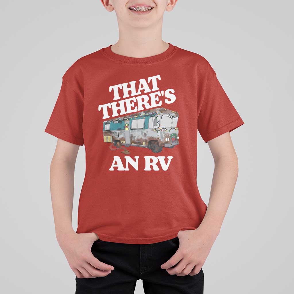 Funny Christmas Movie T Shirt For Kid That There's An RV Led Lights Camping Motorhome - Wonder Print Shop