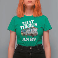 Funny Christmas Movie T Shirt For Women That There's An RV Led Lights Camping Motorhome - Wonder Print Shop