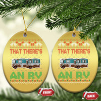 Funny Xmas Movie Christmas Ornament That There's An RV Camping Motorhome Bell - Wonder Print Shop