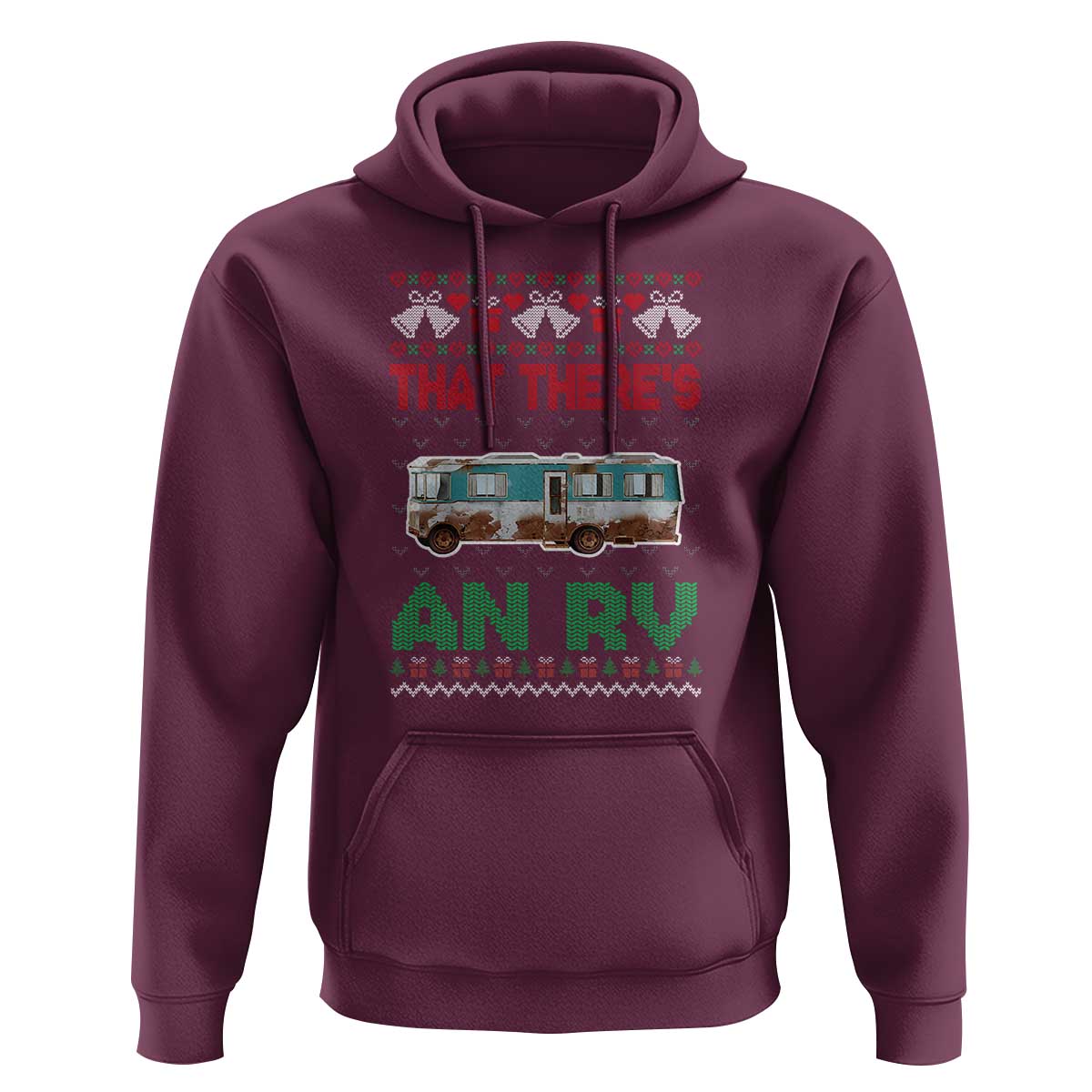 Funny Christmas Movie Hoodie That There's An RV Camping Motorhome Bell