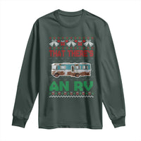 Funny Christmas Movie Long Sleeve Shirt That There's An RV Camping Motorhome Bell