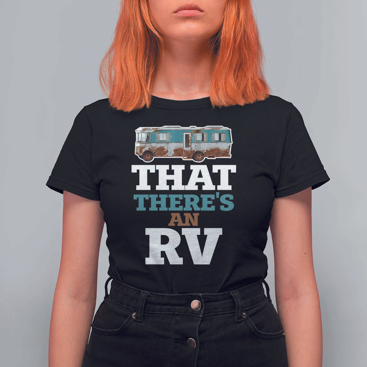 Funny Christmas Movie T Shirt For Women That There's An RV Camping Car Motorhome - Wonder Print Shop