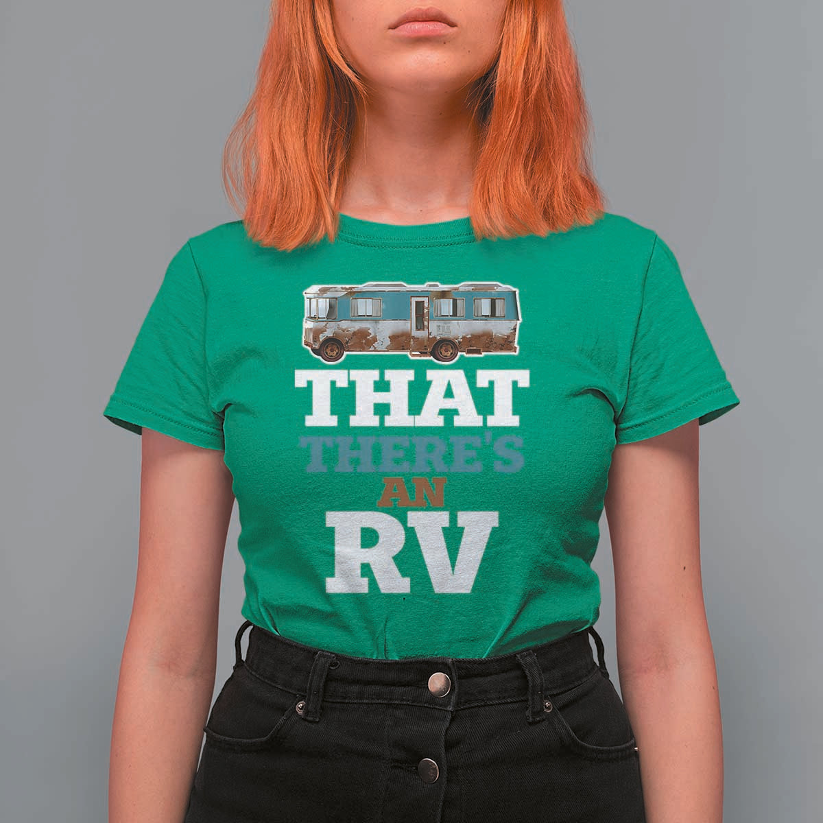Funny Christmas Movie T Shirt For Women That There's An RV Camping Car Motorhome - Wonder Print Shop