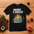 Funny Lil Fire Dumpster Christmas T Shirt Merry And Bright Xmas Led Lights - Wonder Print Shop