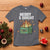 Funny Lil Fire Dumpster Christmas T Shirt Merry And Bright Xmas Led Lights - Wonder Print Shop