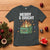 Funny Lil Fire Dumpster Christmas T Shirt Merry And Bright Xmas Led Lights - Wonder Print Shop
