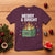 Funny Lil Fire Dumpster Christmas T Shirt Merry And Bright Xmas Led Lights - Wonder Print Shop