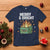 Funny Lil Fire Dumpster Christmas T Shirt Merry And Bright Xmas Led Lights - Wonder Print Shop